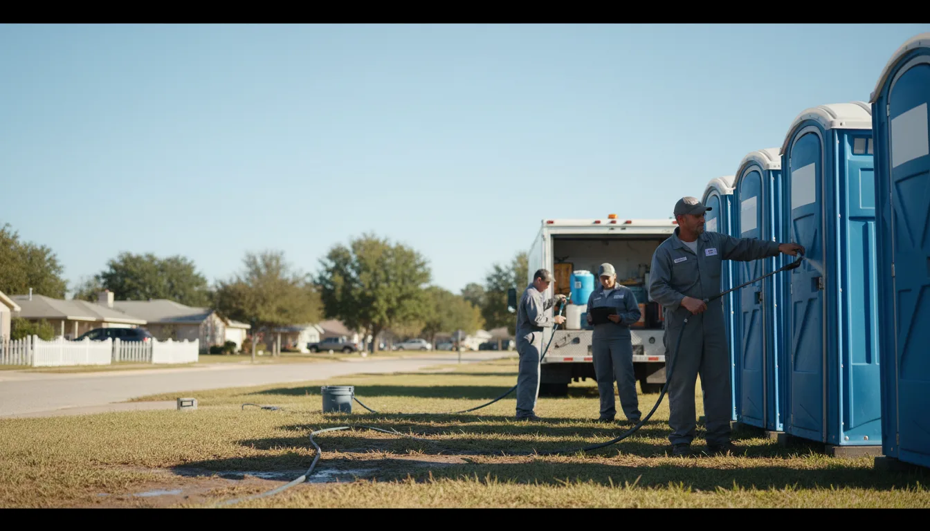Long-Term Portable Toilet Rental in Melvin, AL near me